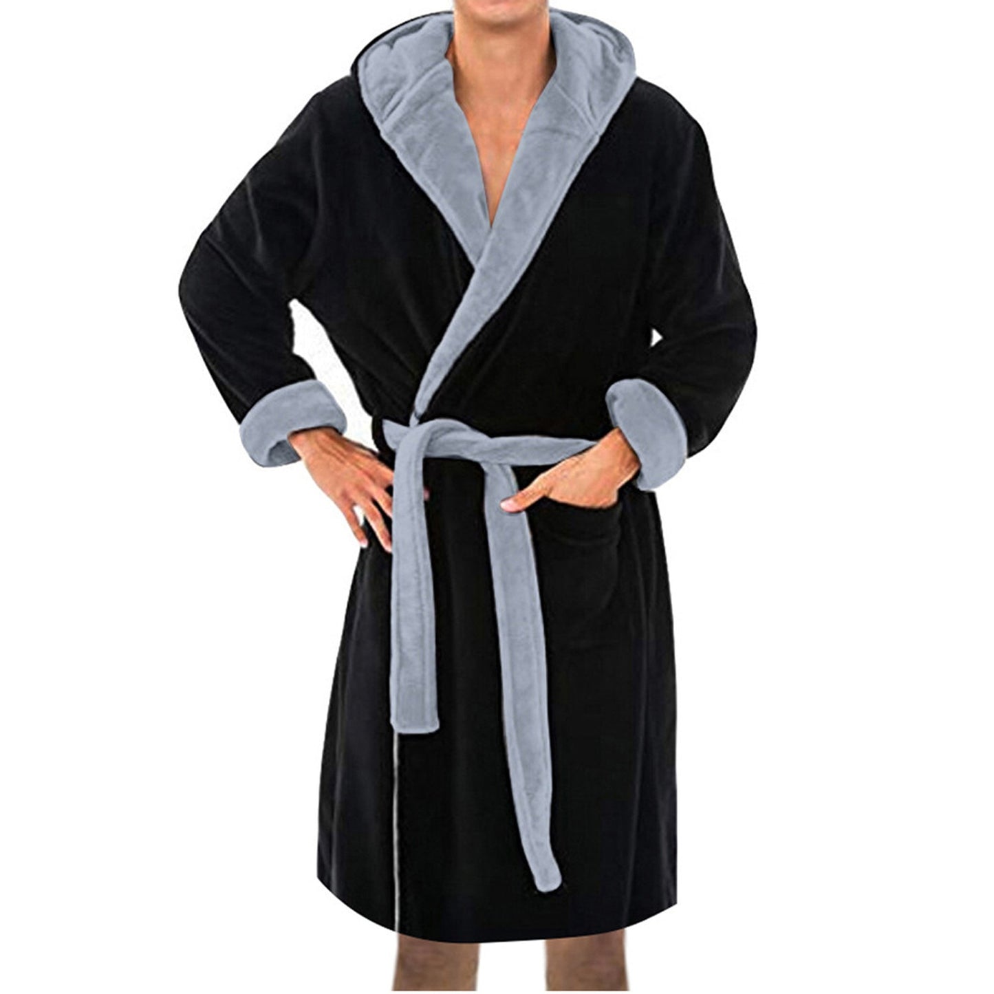 Men's Winter Warm Bathrobes