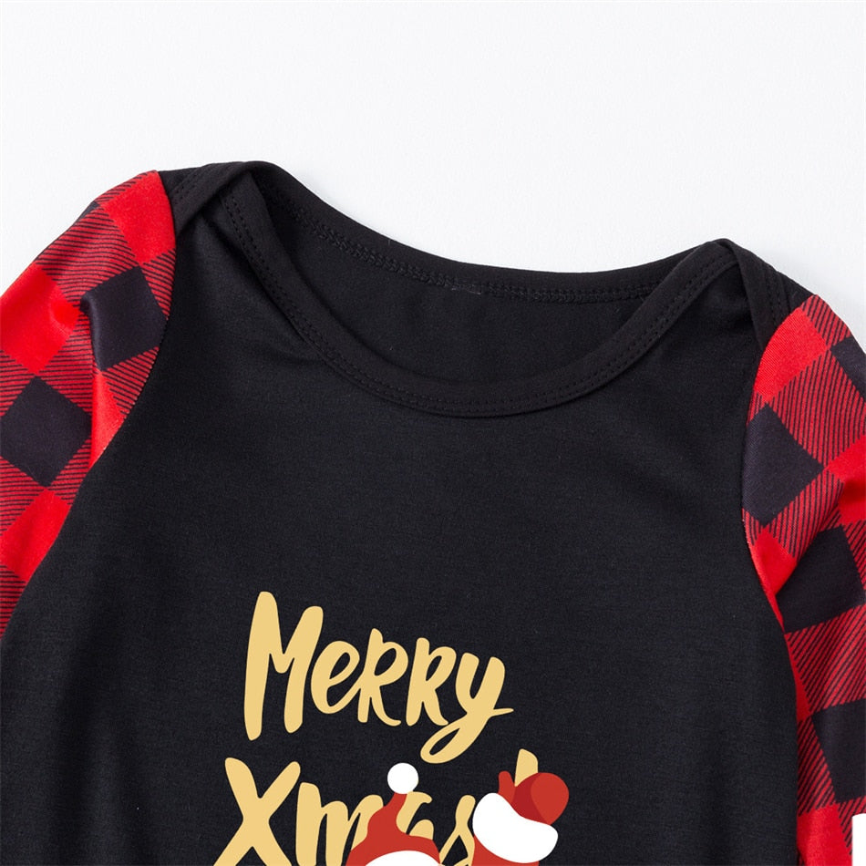 Black & Red Christmas Pajamas