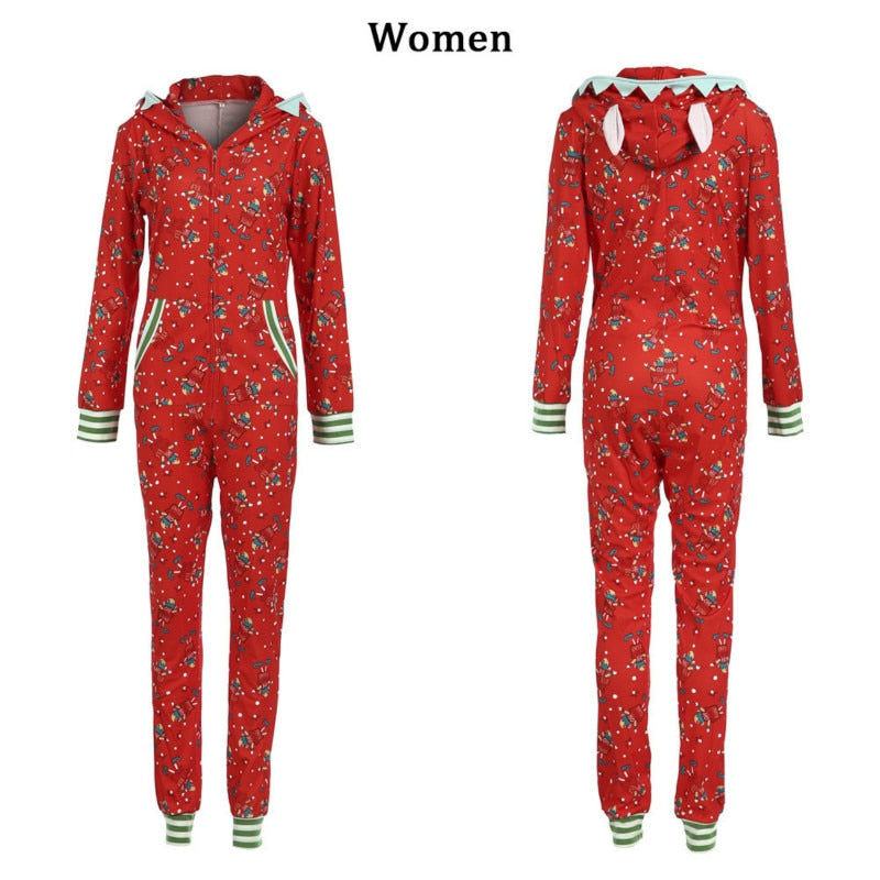 Red Family Matching Christmas Pajamas / Onesie