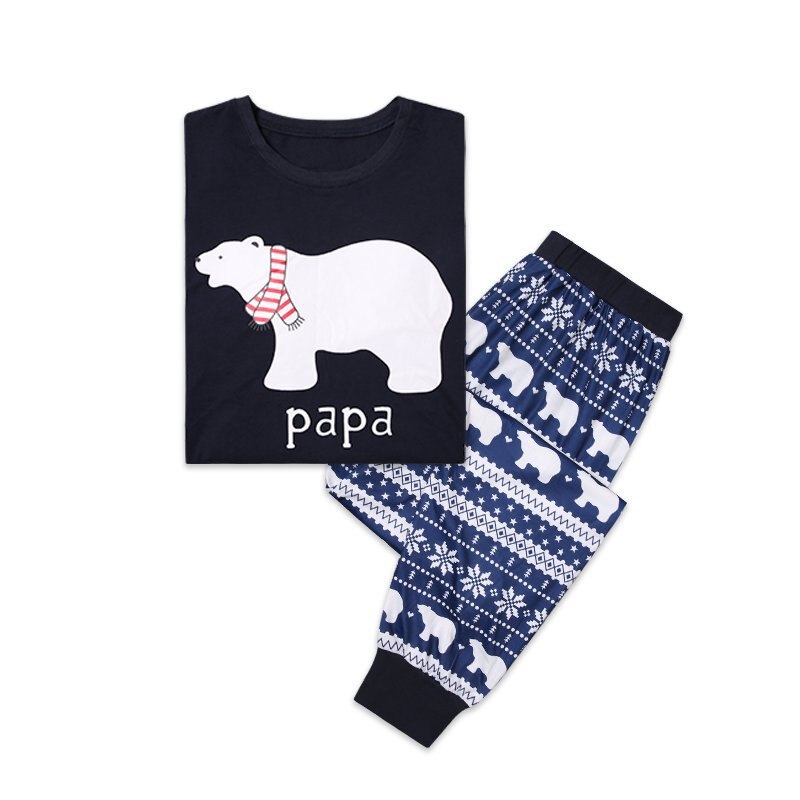 Polar Bear Christmas Family Matching Pajamas