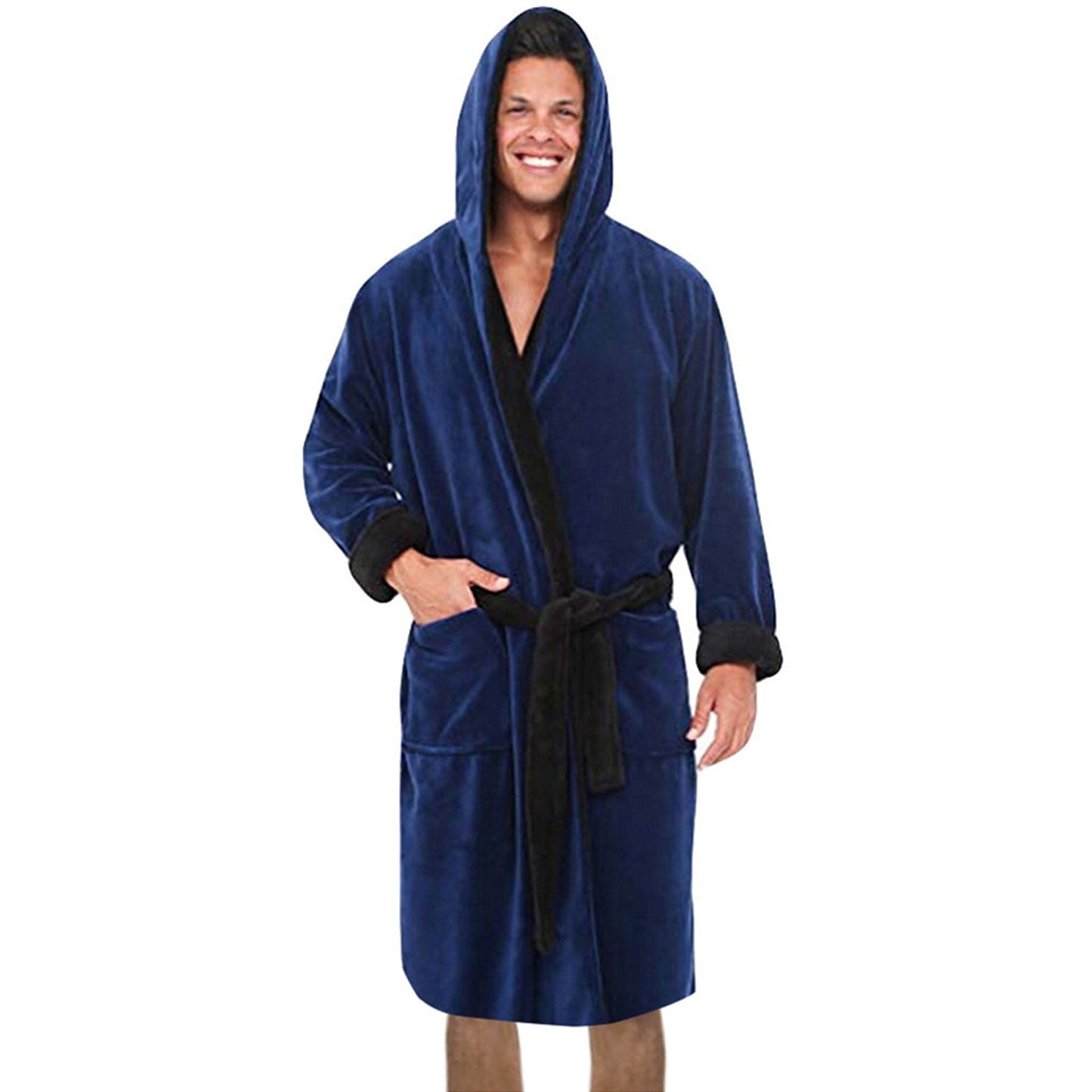 Men's Winter Warm Bathrobes