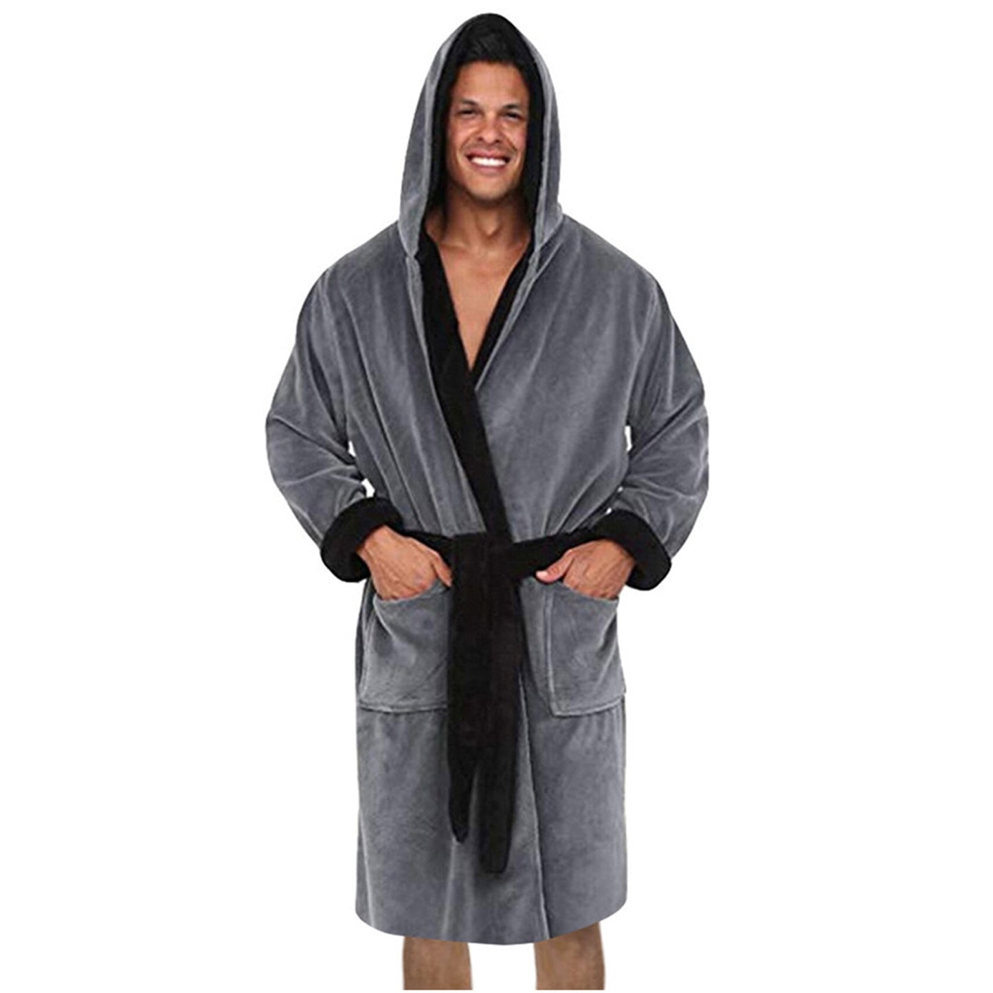 Men's Winter Warm Bathrobes