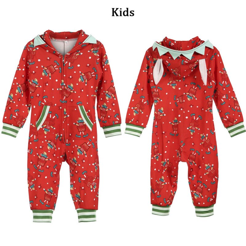 Red Family Matching Christmas Pajamas / Onesie