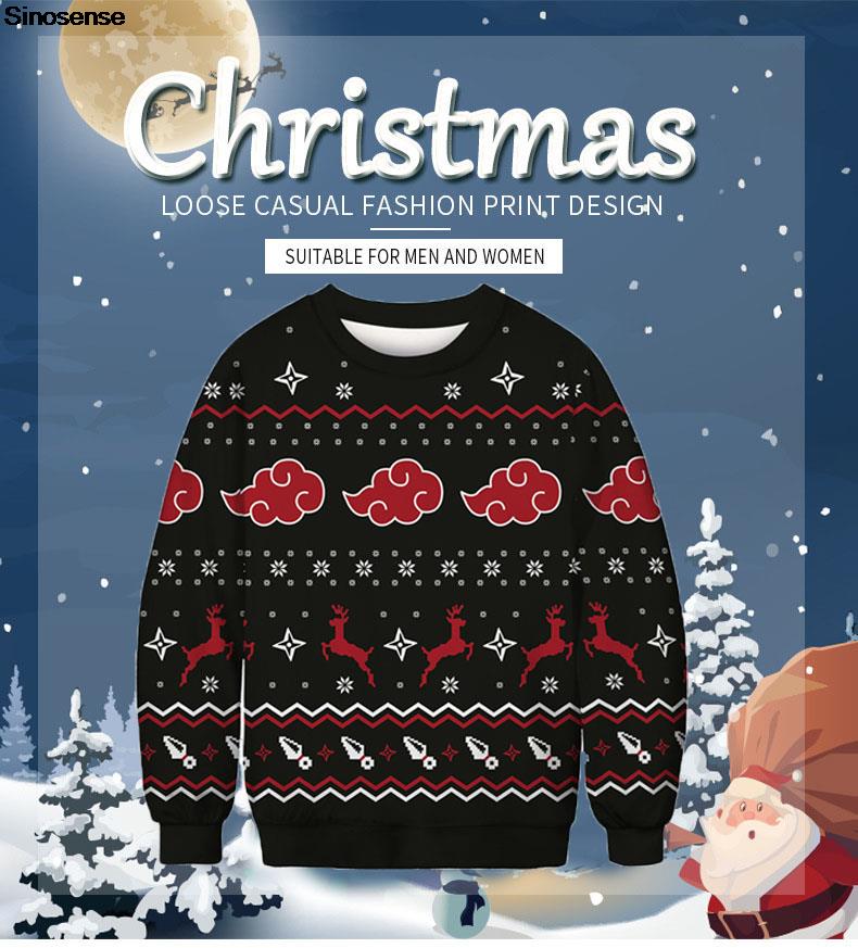 Red & Black Men / Women Ugly Christmas Sweater