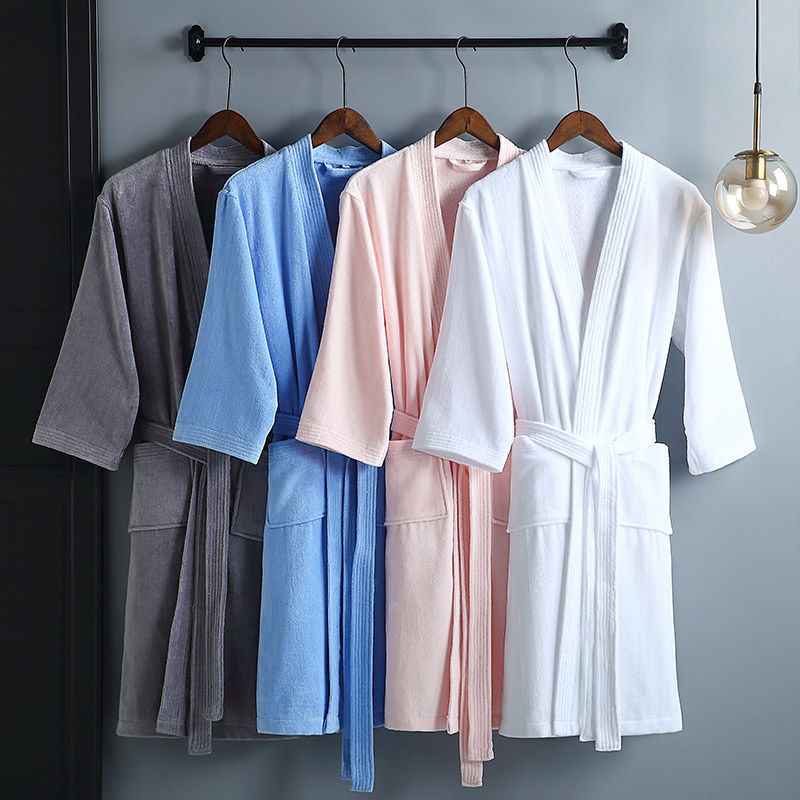 100% Cotton Women Bathrobe