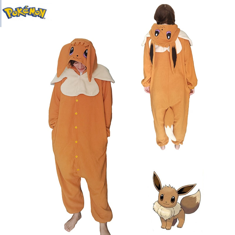 Halloween Pajamas Costume Jumpsuit Pokemon