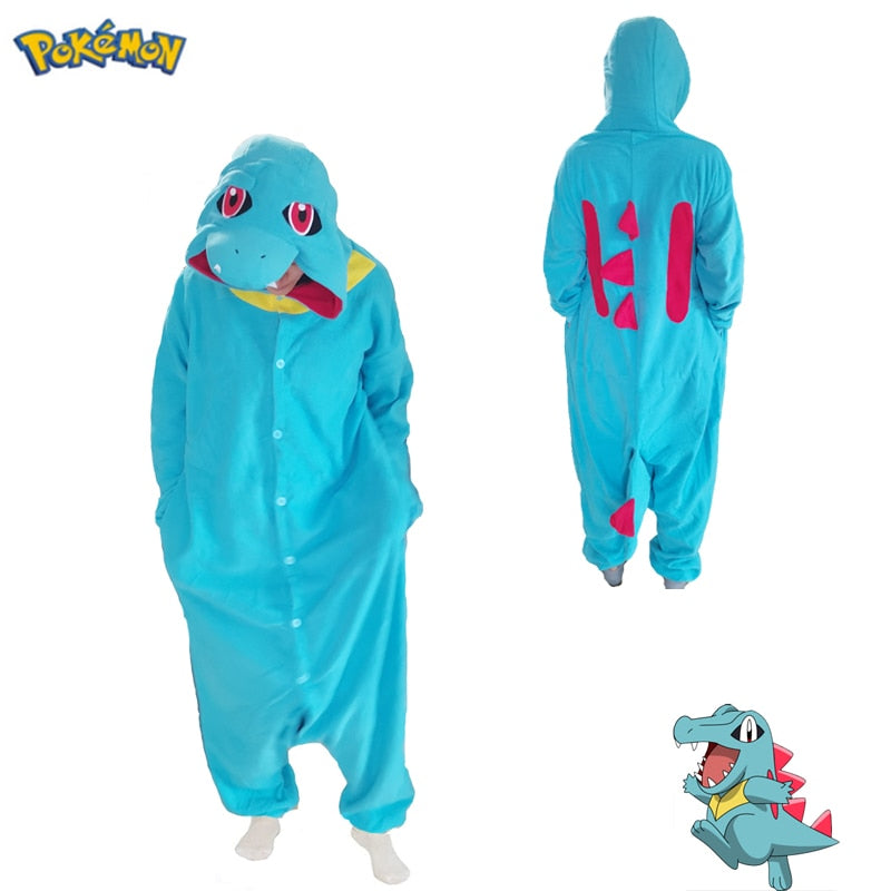 Halloween Pajamas Costume Jumpsuit Pokemon