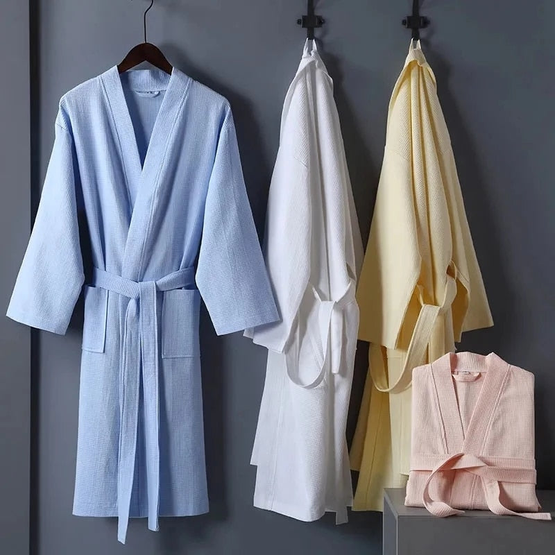 100% Cotton Women Bathrobe