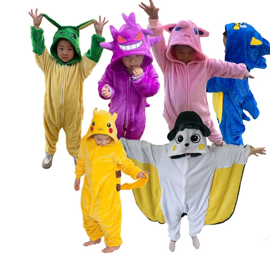 Kids Pokemon Halloween Pajamas / Onesie