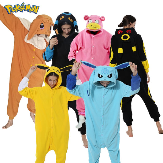 Halloween Pajamas Costume Jumpsuit Pokemon