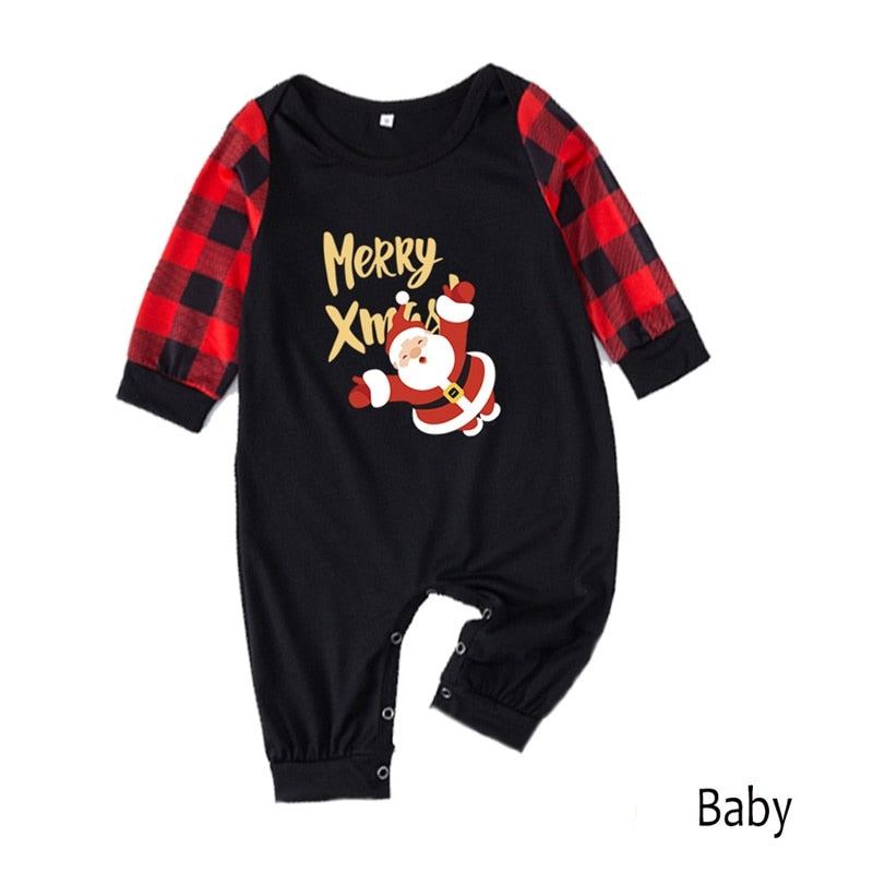 Black & Red Christmas Pajamas