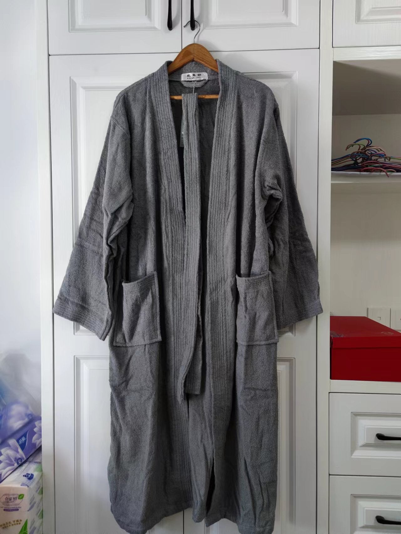 100% Cotton Women Bathrobe